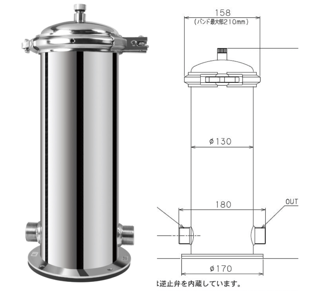家庭用セントラル型浄水器「KO-BENTEN」 | es株式会社